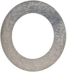 Made in USA - 0.02" Thick, 1-3/4" Inside x 2-3/4" OD, Round Shim - Uncoated 302/304 Stainless Steel - Americas Industrial Supply