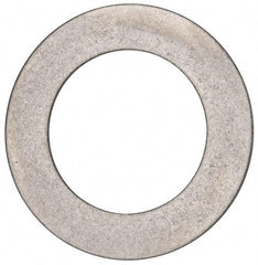 Made in USA - 0.06" Thick, 1-3/4" Inside x 2-3/4" OD, Round Shim - Uncoated 302/304 Stainless Steel - Americas Industrial Supply