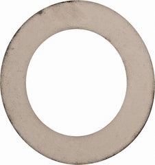 Made in USA - 0.008" Thick, 1-3/4" Inside x 2-3/4" OD, Round Shim - Uncoated 302/304 Stainless Steel - Americas Industrial Supply