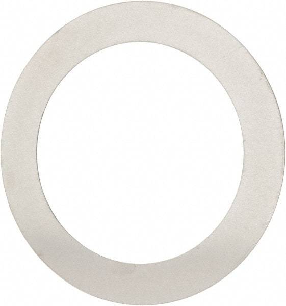 Made in USA - 0.01" Thick, 2" Inside x 2-3/4" OD, Round Shim - Uncoated 302/304 Stainless Steel - Americas Industrial Supply