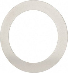 Made in USA - 0.01" Thick, 2" Inside x 2-3/4" OD, Round Shim - Uncoated 302/304 Stainless Steel - Americas Industrial Supply