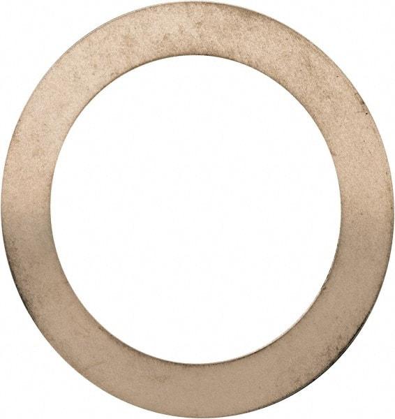 Made in USA - 0.024" Thick, 2" Inside x 2-3/4" OD, Round Shim - Uncoated 302/304 Stainless Steel - Americas Industrial Supply
