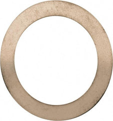 Made in USA - 0.024" Thick, 2" Inside x 2-3/4" OD, Round Shim - Uncoated 302/304 Stainless Steel - Americas Industrial Supply
