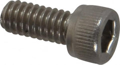 Value Collection - #8-32 UNC Hex Socket Drive, Socket Cap Screw - Grade 18-8 Stainless Steel, 3/8" Length Under Head - Americas Industrial Supply