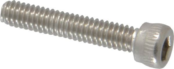 Value Collection - #8-32 UNC Hex Socket Drive, Socket Cap Screw - Grade 18-8 Stainless Steel, 7/8" Length Under Head - Americas Industrial Supply