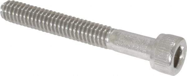 Value Collection - #8-32 UNC Hex Socket Drive, Socket Cap Screw - Grade 18-8 Stainless Steel, 1-1/4" Length Under Head - Americas Industrial Supply