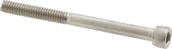 Value Collection - #8-32 UNC Hex Socket Drive, Socket Cap Screw - Grade 18-8 Stainless Steel, 2" Length Under Head - Americas Industrial Supply