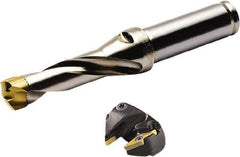 Seco - Series Crownloc, 14mm ID, 31mm Overall Diam, 19mm OAL Drilling Chamfer Ring - VCGX Insert, 45° Chamfer, 2 Inserts - Americas Industrial Supply