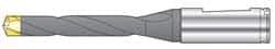 Seco - Series SD100, 14.68mm Diam 140° Replaceable Drill Tip - Carbide, TiAlN Finish, Through Coolant - Americas Industrial Supply