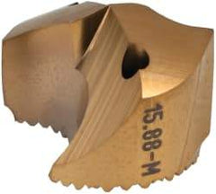 Seco - Series SD100, 15.88mm Diam 140° Replaceable Drill Tip - Carbide, TiAlN Finish, Through Coolant - Americas Industrial Supply