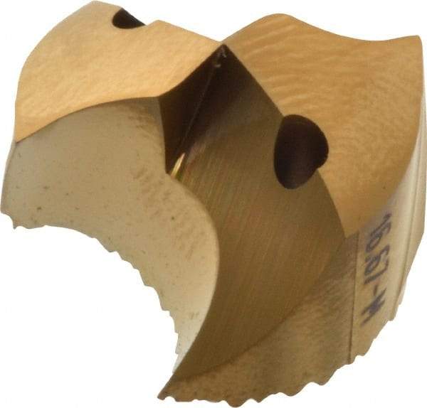 Seco - Series SD100, 16.67mm Diam 140° Replaceable Drill Tip - Carbide, TiAlN Finish, Through Coolant - Americas Industrial Supply
