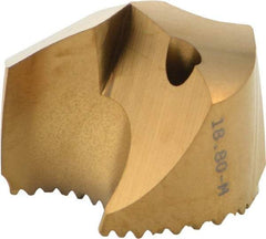 Seco - Series SD100, 18.8mm Diam 140° Replaceable Drill Tip - Carbide, TiAlN Finish, Through Coolant - Americas Industrial Supply