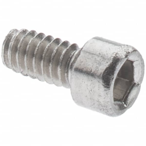 Value Collection - #10-24 UNC Hex Socket Drive, Socket Cap Screw - Alloy Steel, Zinc-Plated Finish, Partially Threaded, 1-1/4" Length Under Head - Americas Industrial Supply