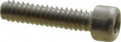 Value Collection - #0-80 UNF Hex Socket Drive, Socket Cap Screw - Grade 18-8 Stainless Steel, 1/4" Length Under Head - Americas Industrial Supply