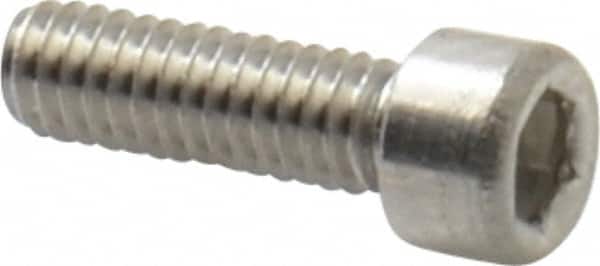 Value Collection - #1-72 UNF Hex Socket Drive, Socket Cap Screw - Grade 18-8 Stainless Steel, 1/4" Length Under Head - Americas Industrial Supply
