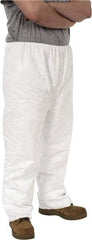 Dupont - Size 3XL, Tyvek General Purpose Work Pants - 27-1/2 Inch Waist, 30 Inch Inseam, White - Americas Industrial Supply