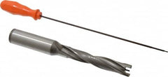 Kennametal - 19.05 to 19.55mm Diam, 5xD, 100.08mm Max Depth, 1" Shank Diam, 129.33mm Flute, 209.55mm OAL, Replaceable Tip Drill - KSEM0750 Insert, 2 Seat Size, Series KSEM - Americas Industrial Supply