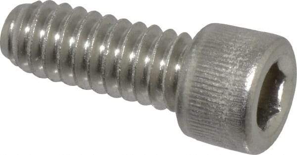 Value Collection - 1/4-20 UNC Hex Socket Drive, Socket Cap Screw - Grade 18-8 Stainless Steel, Fully Threaded, 5/8" Length Under Head - Americas Industrial Supply
