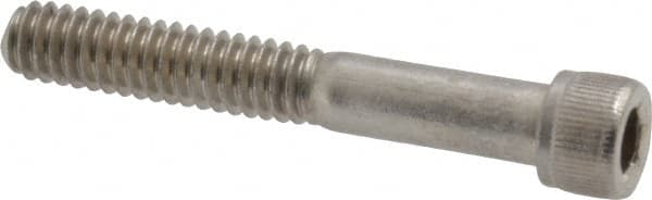 Value Collection - 1/4-20 UNC Hex Socket Drive, Socket Cap Screw - Grade 18-8 Stainless Steel, Partially Threaded, 1-3/4" Length Under Head - Americas Industrial Supply