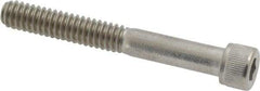 Value Collection - 1/4-20 UNC Hex Socket Drive, Socket Cap Screw - Grade 18-8 Stainless Steel, Partially Threaded, 2" Length Under Head - Americas Industrial Supply