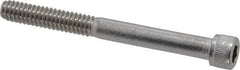 Value Collection - 1/4-20 UNC Hex Socket Drive, Socket Cap Screw - Grade 18-8 Stainless Steel, Partially Threaded, 2-1/2" Length Under Head - Americas Industrial Supply
