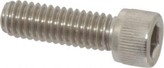 Value Collection - 5/16-18 UNC Hex Socket Drive, Socket Cap Screw - Grade 18-8 Stainless Steel, Fully Threaded, 1" Length Under Head - Americas Industrial Supply