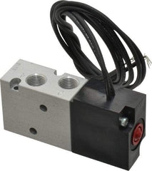 ARO/Ingersoll-Rand - 1/8", 4-Way Body Ported Stacking Solenoid Valve - 24 VDC, 0.2 CV Rate, 2.8" High - Americas Industrial Supply