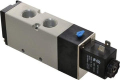ARO/Ingersoll-Rand - 3/8", 4-Way 2-Position Maxair Stacking Solenoid Valve - 120 VAC, 1.65 CV Rate, 1.81" High - Americas Industrial Supply