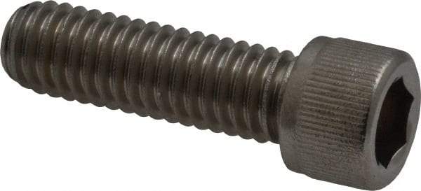 Value Collection - 3/8-16 UNC Hex Socket Drive, Socket Cap Screw - Grade 18-8 Stainless Steel, Fully Threaded, 1-1/4" Length Under Head - Americas Industrial Supply
