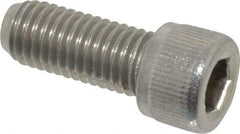 Value Collection - 1/4-28 UNF Hex Socket Drive, Socket Cap Screw - Grade 18-8 Stainless Steel, 5/8" Length Under Head - Americas Industrial Supply