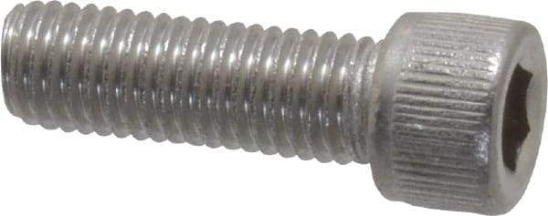 Value Collection - 1/4-28 UNF Hex Socket Drive, Socket Cap Screw - Grade 18-8 Stainless Steel, 3/4" Length Under Head - Americas Industrial Supply