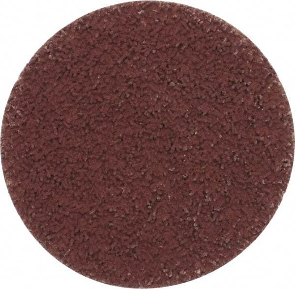 Made in USA - 2" Disc Diam, 600 Grit, Aluminum Oxide Quick Change Disc - Type S Attaching System, Coated, Brown, Super Fine Grade - Americas Industrial Supply