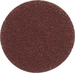 Made in USA - 2" Disc Diam, 600 Grit, Aluminum Oxide Quick Change Disc - Type S Attaching System, Coated, Brown, Super Fine Grade - Americas Industrial Supply
