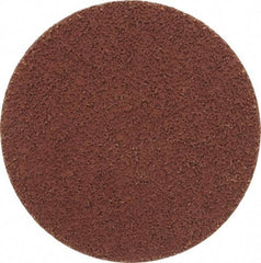 Made in USA - 3" Disc Diam, 400 Grit, Aluminum Oxide Quick Change Disc - Type S Attaching System, Coated, Brown, Super Fine Grade - Americas Industrial Supply
