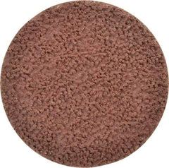 Made in USA - 2" Disc Diam, 120 Grit, Aluminum Oxide Quick Change Disc - Type R Attaching System, Coated, Brown, Fine Grade - Americas Industrial Supply