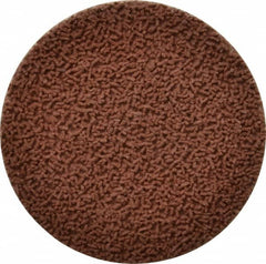 Made in USA - 2" Disc Diam, 320 Grit, Aluminum Oxide Quick Change Disc - Type R Attaching System, Coated, Brown, Extra Fine Grade - Americas Industrial Supply