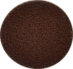 Made in USA - 2" Disc Diam, 600 Grit, Aluminum Oxide Quick Change Disc - Type R Attaching System, Coated, Brown, Super Fine Grade - Americas Industrial Supply
