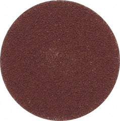 Made in USA - 3" Disc Diam, 600 Grit, Aluminum Oxide Quick Change Disc - Type R Attaching System, Coated, Brown, Super Fine Grade - Americas Industrial Supply