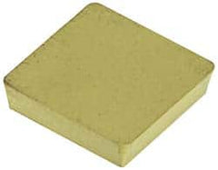 Hertel - SPG423 Grade HC210 Carbide Turning Insert - TiN Finish, 90° Square, 1/2" Inscr Circle, 1/8" Thick, 3/64" Corner Radius - Americas Industrial Supply