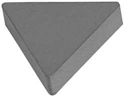 Hertel - TNG322 Grade HT10 Carbide Turning Insert - Uncoated, 60° Triangle, 3/8" Inscr Circle, 1/8" Thick, 1/32" Corner Radius - Americas Industrial Supply