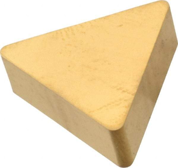 Hertel - TNG332 Grade HC335 Carbide Turning Insert - TiC/TiCN/TiN Finish, 60° Triangle, 3/8" Inscr Circle, 3/16" Thick, 1/32" Corner Radius - Americas Industrial Supply