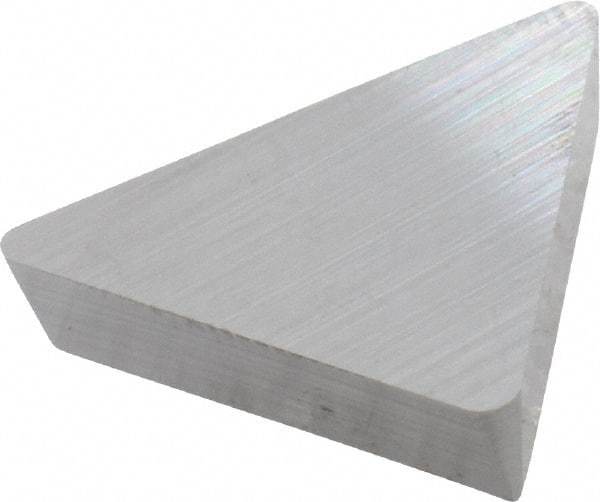 Hertel - TPG322 Grade HT10 Carbide Turning Insert - Uncoated, 60° Triangle, 3/8" Inscr Circle, 1/8" Thick, 1/32" Corner Radius - Americas Industrial Supply