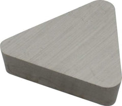 Hertel - TPG324 Grade HT10 Carbide Turning Insert - Uncoated, 60° Triangle, 3/8" Inscr Circle, 1/8" Thick, 1/16" Corner Radius - Americas Industrial Supply