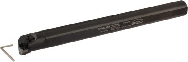 Hertel - 1.47" Min Bore Diam, 14" OAL, 1-1/4" Shank Diam, A-MCLN Indexable Boring Bar - CN.. Insert, Screw or Clamp Holding Method - Americas Industrial Supply