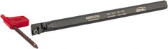 Hertel - 0.48" Min Bore Diam, 6" OAL, 3/8" Shank Diam, A-SCLP Indexable Boring Bar - CP.. 21.51 Insert, Screw Holding Method - Americas Industrial Supply