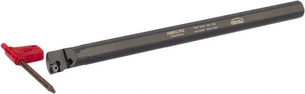 Hertel - 0.6" Min Bore Diam, 8" OAL, 1/2" Shank Diam, A-SCLP Indexable Boring Bar - CP.. 21.51 Insert, Screw Holding Method - Americas Industrial Supply