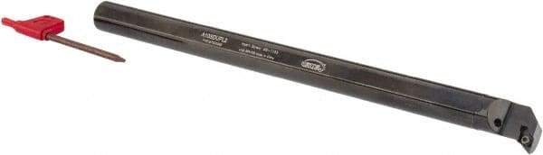 Hertel - 0.85" Min Bore Diam, 10" OAL, 5/8" Shank Diam, A-SDUP Indexable Boring Bar - DP.. Insert, Screw Holding Method - Americas Industrial Supply