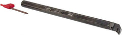 Hertel - 0.85" Min Bore Diam, 10" OAL, 5/8" Shank Diam, A-SDUP Indexable Boring Bar - DP.. Insert, Screw Holding Method - Americas Industrial Supply