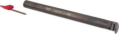 Hertel - 0.98" Min Bore Diam, 10" OAL, 3/4" Shank Diam, A-SVUB Indexable Boring Bar - VB.. Insert, Screw Holding Method - Americas Industrial Supply