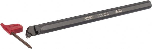 Hertel - 0.6" Min Bore Diam, 8" OAL, 1/2" Shank Diam, A-SWLP Indexable Boring Bar - WP.. 32.52 Insert, Screw Holding Method - Americas Industrial Supply
